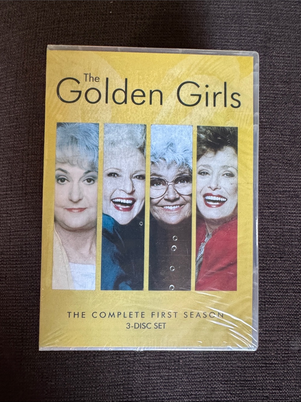 NEVER OPENED! Brand new • The Golden Girls - Complete First Season DVD (Yellow)
